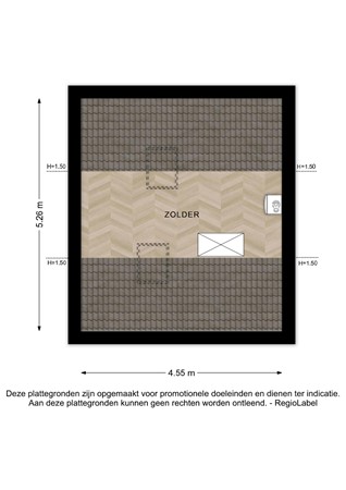 Floorplan - Verschoorstraat 26, 7425 BJ Deventer